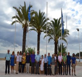 Calp Herdenkt 30 Jaar Blauwe Vlag Op Het Strand Van la Fossa