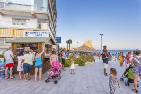 LA OCUPACIÓN TURÍSTICA EN CALP EN 2017 AUMENTA UN 6%