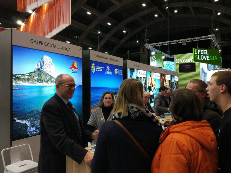 Calp ha estado presente en el Salon de Vacances de Bruselas