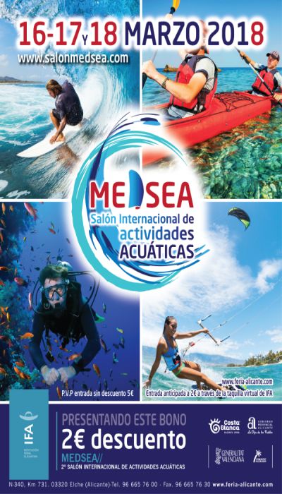 Calpe participa un año más en la Feria Medsea, Salón Internacional de actividades acuáticas