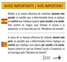 La Conselleria de Agricultura, Medio Ambiente, Cambio Climático y Desarrollo Rural Regula el Acceso al P. N. Del Penyal D’ifac Con Motivo Del Puente de Semana Santa