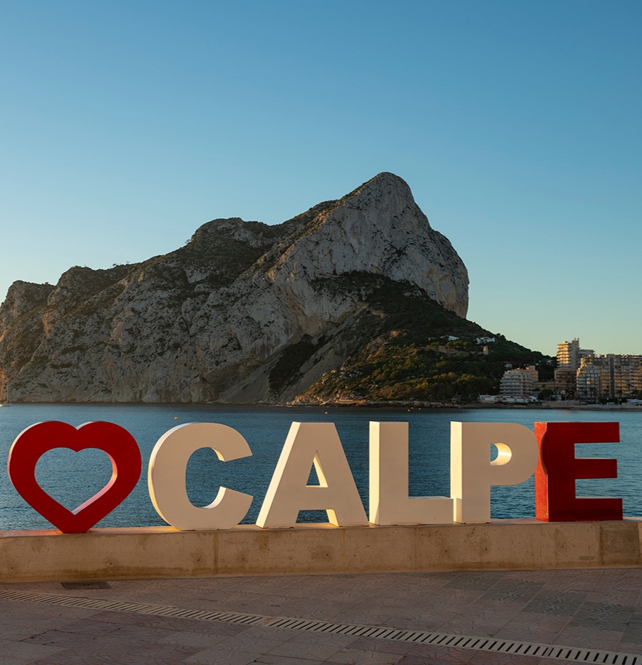 Foto letras Calpe