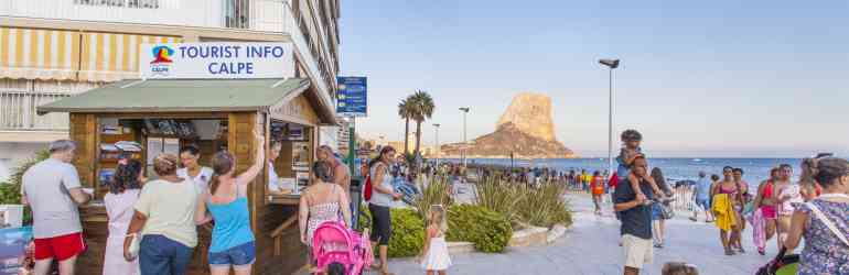 Las cifras de ocupación turística en Calp alcanzan los niveles anteriores a la pandemia en el primer trimestre de 2022