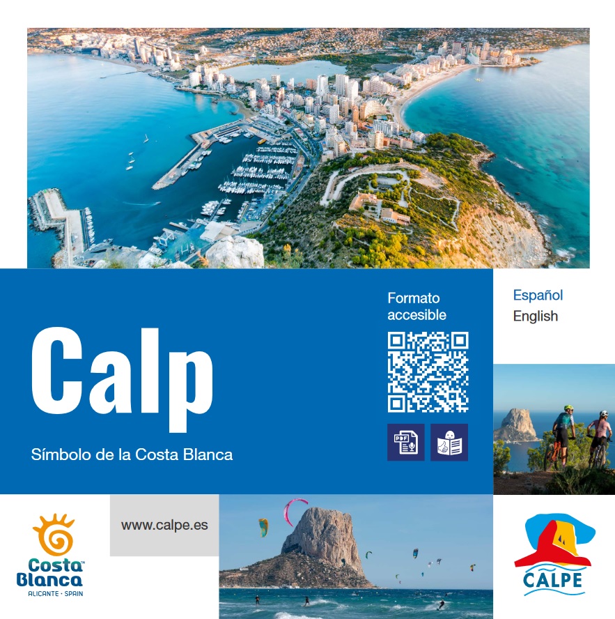 Calp estrena folleto y mapa turístico accesible