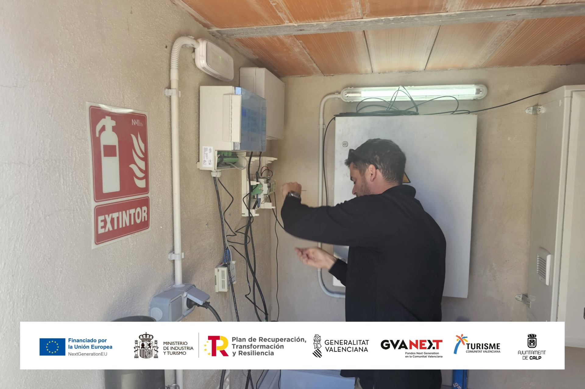 L'installation de l'irrigation intelligente commence à Calp