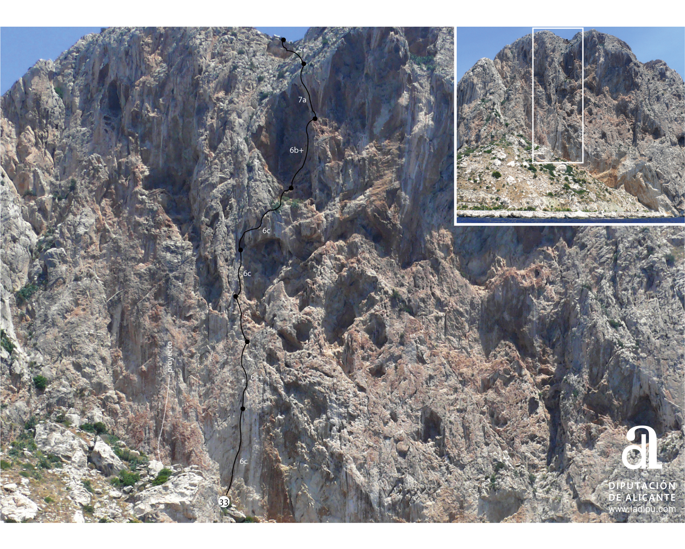 Peñón de Ifach - Itinéraire 33