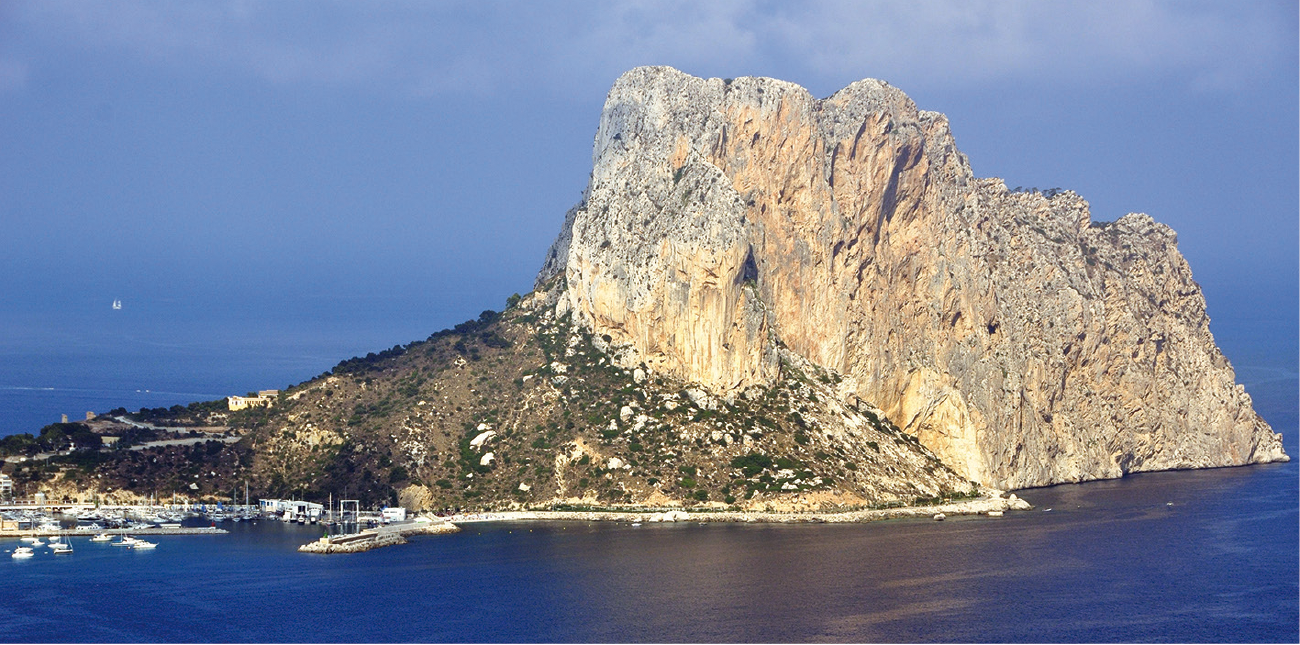 Peñón de Ifach und Meeresgebiet