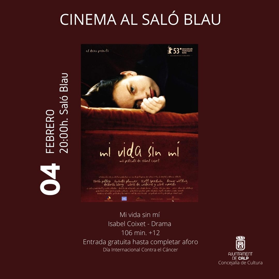Cine al Saló Blau "Mi vida sin mi"
