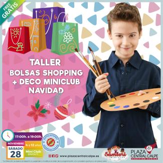 Taller Bolsas Shopping + Deco Miniclub Navidad