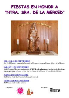 Fiestas en Honor a Nuestra Señora de la Merced