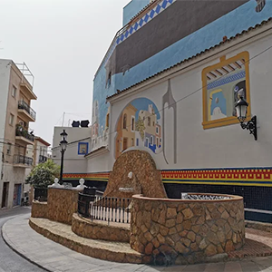 Mural y Mosaico Plaza del Mosquit