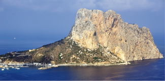 Peñón de Ifach en Zeegebied