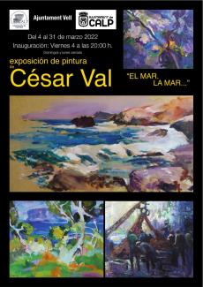 Exposición de pintura "El mar, la mar...", de César Val
