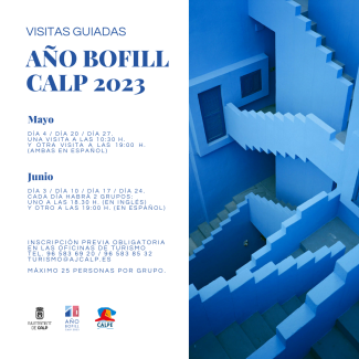 Visitas guiadas año Bofill Calp 2023