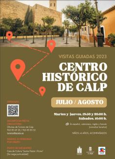 Visitas guiadas 2023. Centro histórico de Calp