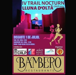 IV Trail nocturno Lluna d'Oltà Calp 2023