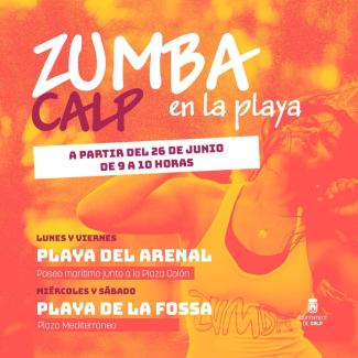 Zumba en la playa