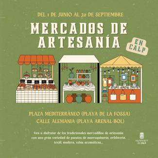 Foto cartel de los mercadillos de atesanía