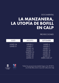 Proyecciones "La Manzanera, la utopía de Bofill en Calp"