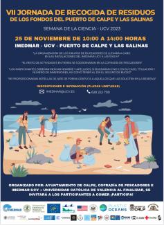 VII Jornada de Recogida de Residuos de los Fondos del Puerto de Calpe y las Salinas