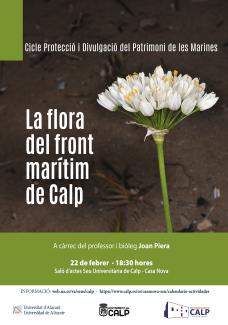 Conferencia "La flora del front marítim de Calp"