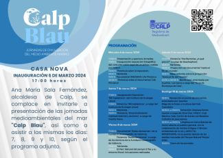 Jornadas medioambientales del mar "Calp blau"