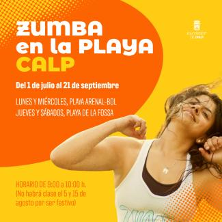 Zumba en la playa