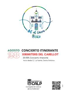Concierto itinerante Xirimiters del Carellot
