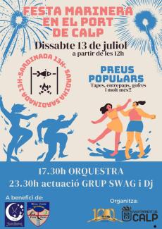 Fiesta marinera en el puerto de Calp