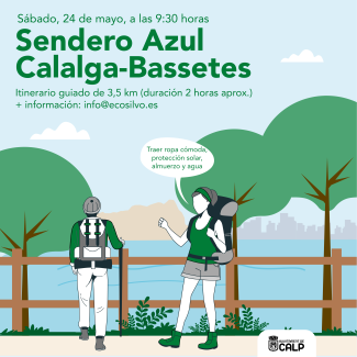 SENDERO AZUL CALALGA-BASSETES
