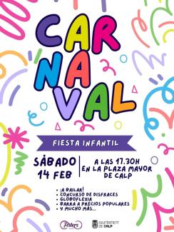 CARNESTOLTES: FESTA INFANTIL