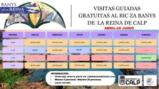 baños reina visitas