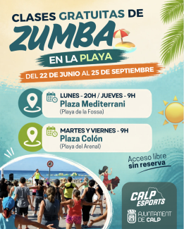 ZUMBA EN LA PLAYA