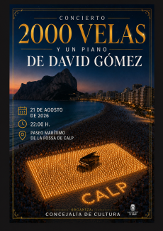 CONCIERTO "2000 VELAS Y UN PIANO" DE DAVID GÓMEZ