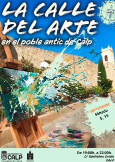 LA CALLE DEL ARTE en el POBLE ANTIC DE CALP