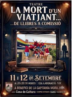 TEATRO: LA FILÀ BERBERISCOS PRESENTA “LA MORT D’UN VIATJANT...DE LLIBRES A COMISSIÓ” de JOSEP LLOPIS I DOMINGO