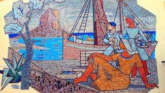 Mosaico realizado por Gastón Castelló Mosaico realizado por Gastón Castelló