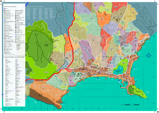 Kaart van Calpe (Spaans)