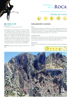 Rock Trails - Peñón de Ifach - Route 31 - Gómez Cano (in Spanish)