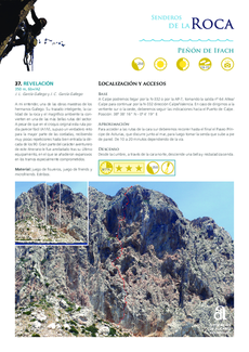 Rock Trails - Peñón de Ifach - Route 37 - Revelación (in Spanish)