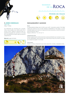 Senderos de la Roca - Peñón de Ifach - Ruta 01 - Verde Esmeralda