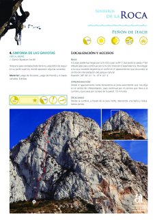 Rock Trails - Peñón de Ifach - Route 04 - Sinfonía de  las Gaviotas (in Spanish)