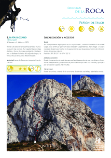 Rock Trails - Peñón de Ifach - Route 05 - Matas-Lozano (in Spanish)