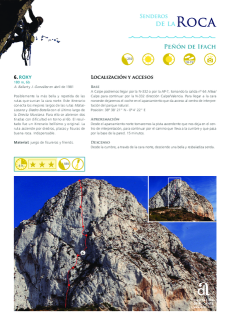 Rock Trails - Peñón de Ifach - Route 06 - Roxy (in Spanish)