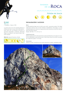 Rock Trails - Peñón de Ifach - Route 07 - Pany (in Spanish)