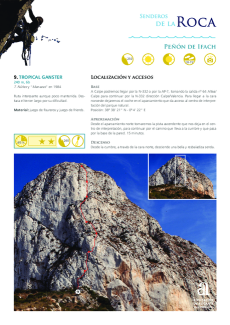 Rock Trails - Peñón de Ifach - Route 09 - Tropical Ganster (in Spanish)