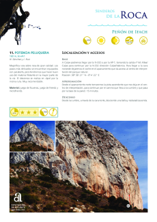 Rock Trails - Peñón de Ifach - Route 11 - Potencia Peluquera (in Spanish)