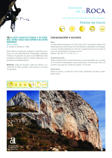 Rock Trails - Peñón de Ifach - Route 13 - El hoy fugaz es tenue y eterno (in Spanish)