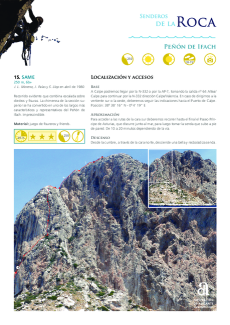 Senderos de la Roca - Peñón de Ifach - Ruta 15 - Same