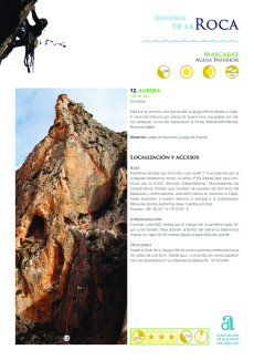 Felsenpfade - Mascarat - Route 12 - Aurora (auf Spanisch)